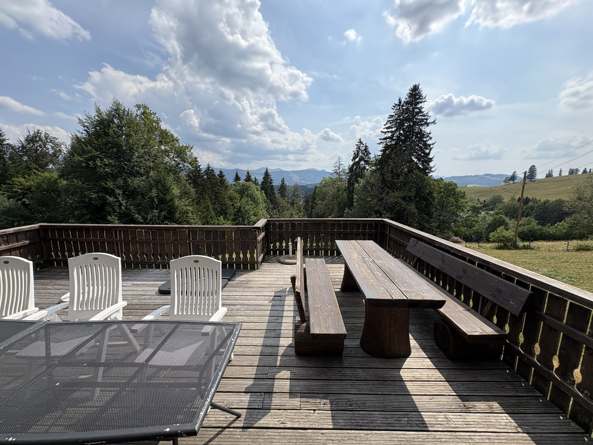 Terrasse & Bergblick